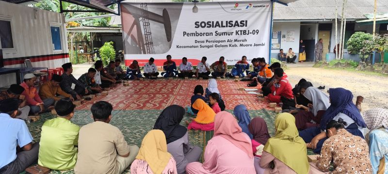 Sosialisasi dan syukuran yang digelar Pertamina EP Jambi Field Gelar