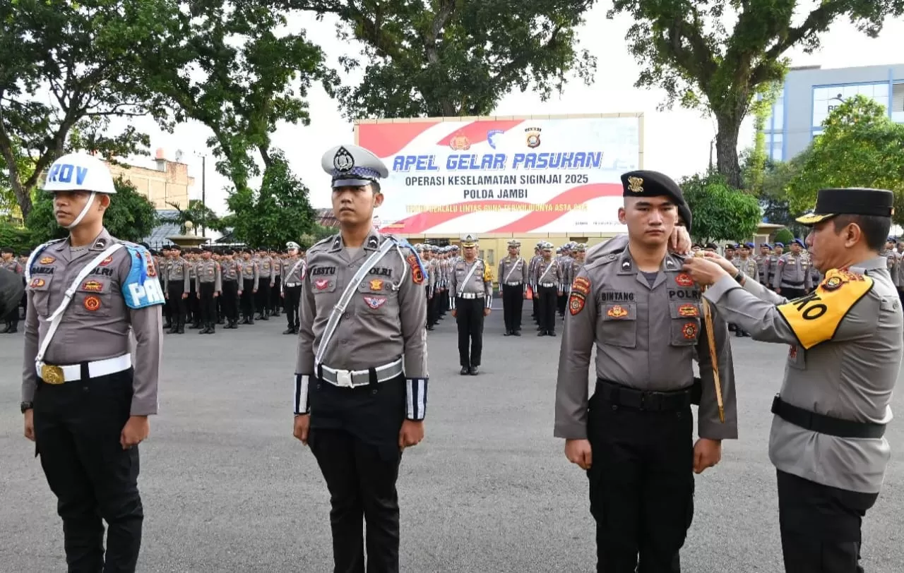 Kapolda Jambi Irjen Pol Rusdi Hartono Pimpin Apel Operasi Keselamatan Siginjai