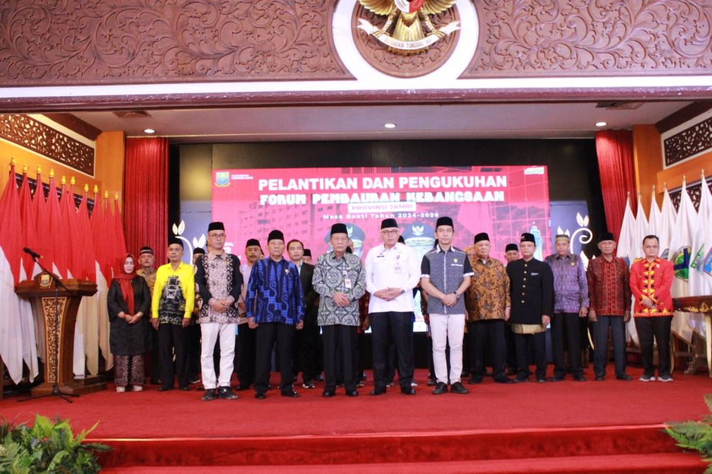 Kukuhkan FPK, Abdullah Sani: FPK Provinsi Jambi Lonceng Komitmen Menjaga NKRI dan Pancasila.