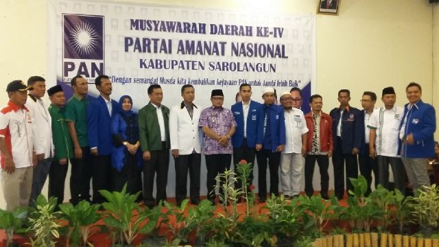 Suasana berlangsungnya Musda PAN Sarolangun.