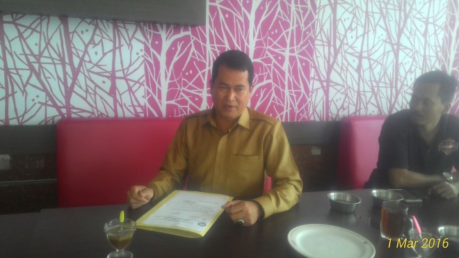 Calon ketua POBSI Jambi, Rudi Ardiansyah.