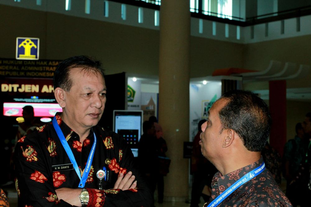 Sekretaris Daerah Provinsi Jambi Drs.H.M.Dianto,M.Si menghadiri Rapat Kerja Nasional (Rakernas) Akuntansi dan Pelaporan Keuangan Pemerintah Tahun 2018