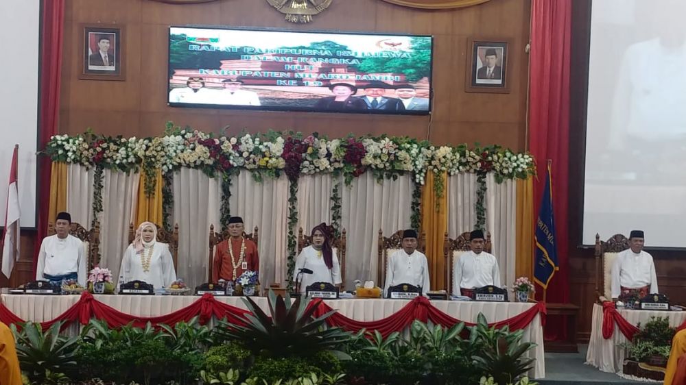 Suasana paripurna HUT Muarojambi ke 19