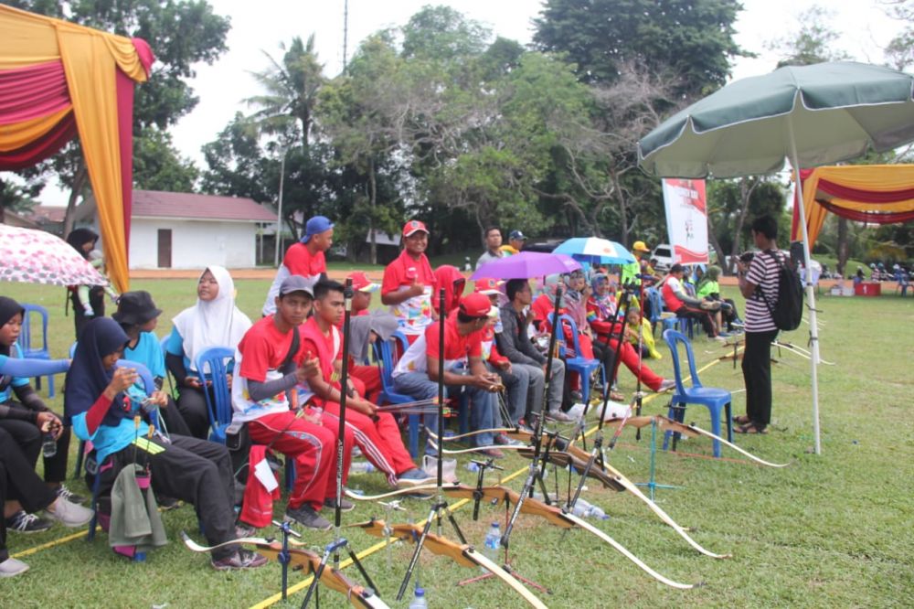 Para Atlet Panahan dari Tanjabbar di Ajang Porprov Jambi 2018