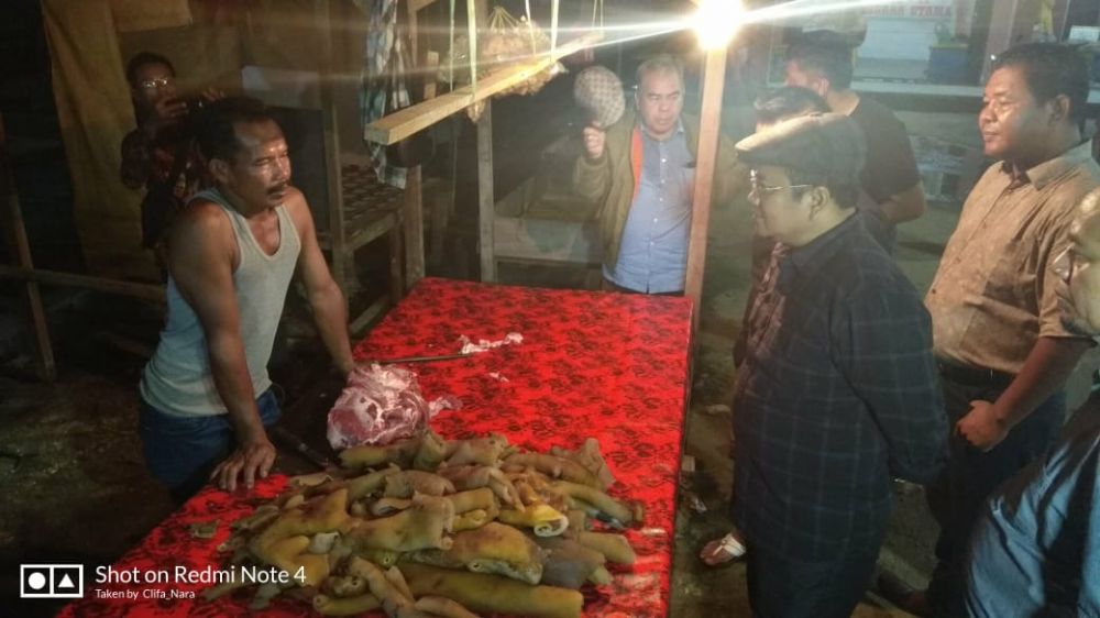Wakil Walikota Jambi H Maulana, Saat Inspeksi Mendadak di Pasar Talang Gulo
