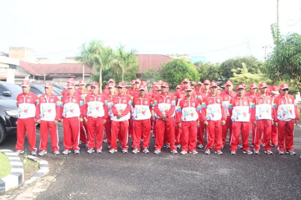 Para Atlet Kab. Tanjabbar yang Berlaga di Ajang Porprov XXII 2018 Jambi