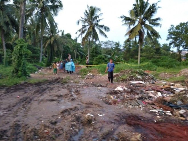 Lokasi Penemuan Janin di Kawasan Paal V, Kecamatan Kotabaru, Kota Jambi