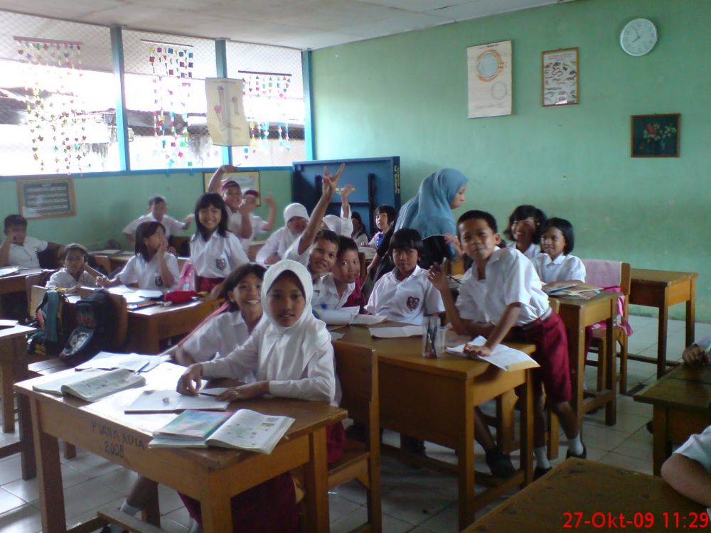 Kegiatan Belajar Mengajar Siswa SD
