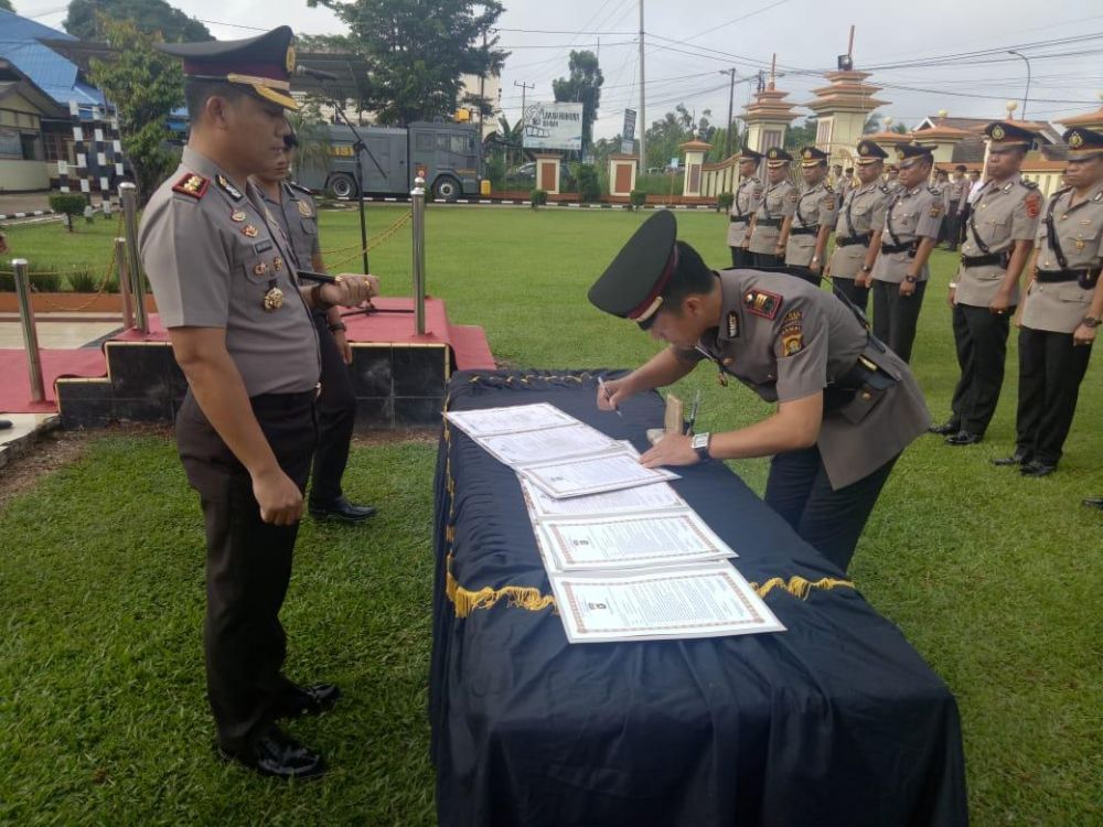Sertijab Perwira di Polres Batanghari