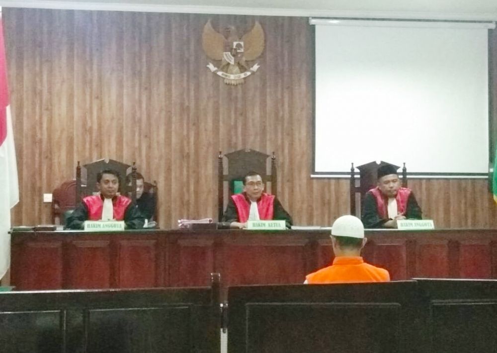 Tersangka pemilik 7 kg Sabu menjalani sidang 