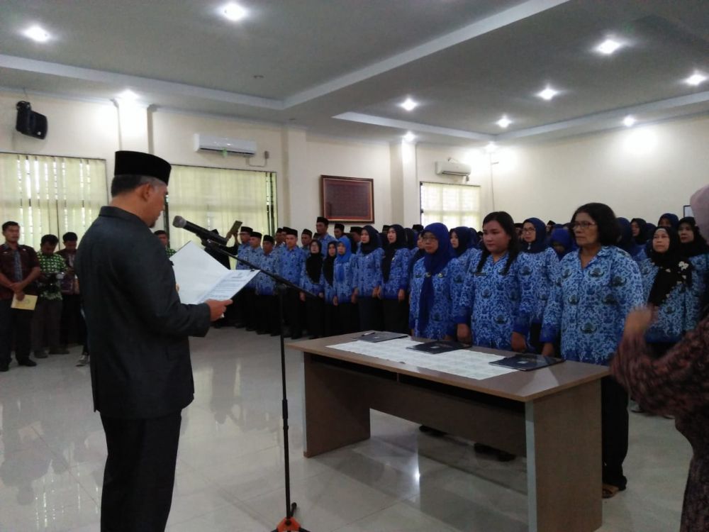 Pengambilan Sumpah ASN di Pemkot Jambi