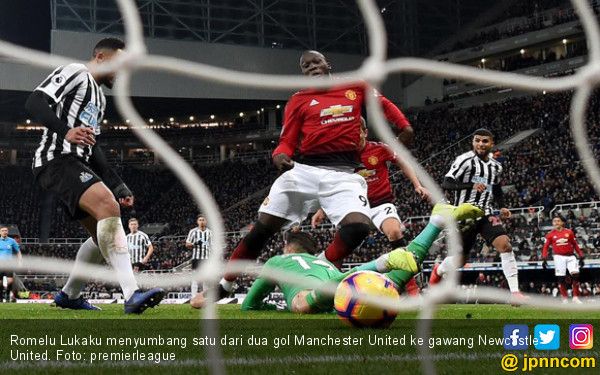 Romelu Lukaku Menyumbang Satu dari Dua Gol Manchaster United