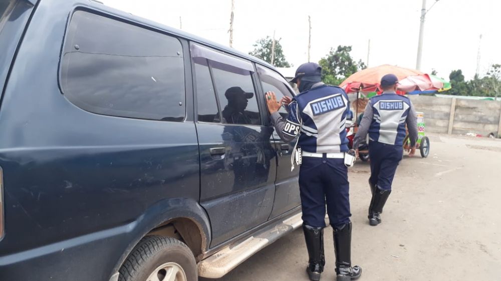 Dishub Kota Jambi Melakukan Razia Kendaraan yang digunakan Untuk Berjualan