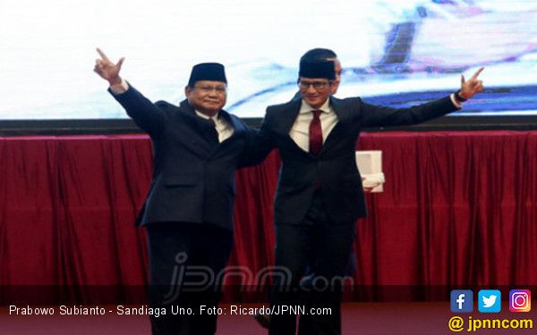 Prabowo Subianto dan Sandiaga Uno