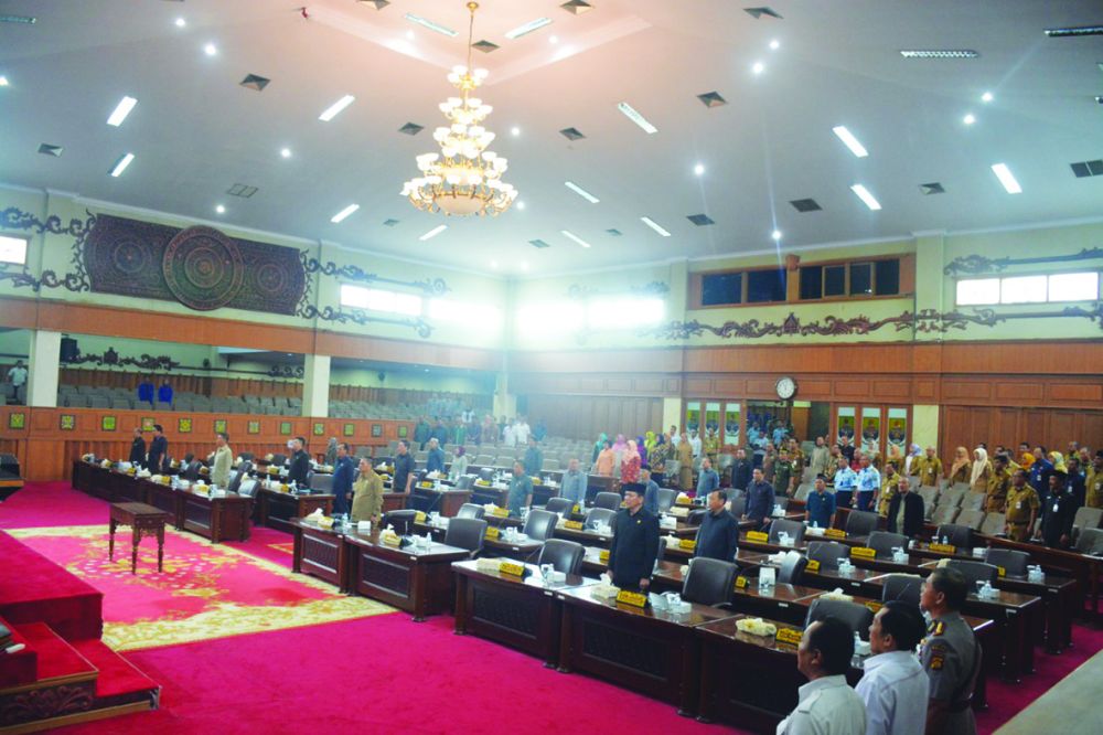 Suasana Paripurna DPRD Provinsi Jambi