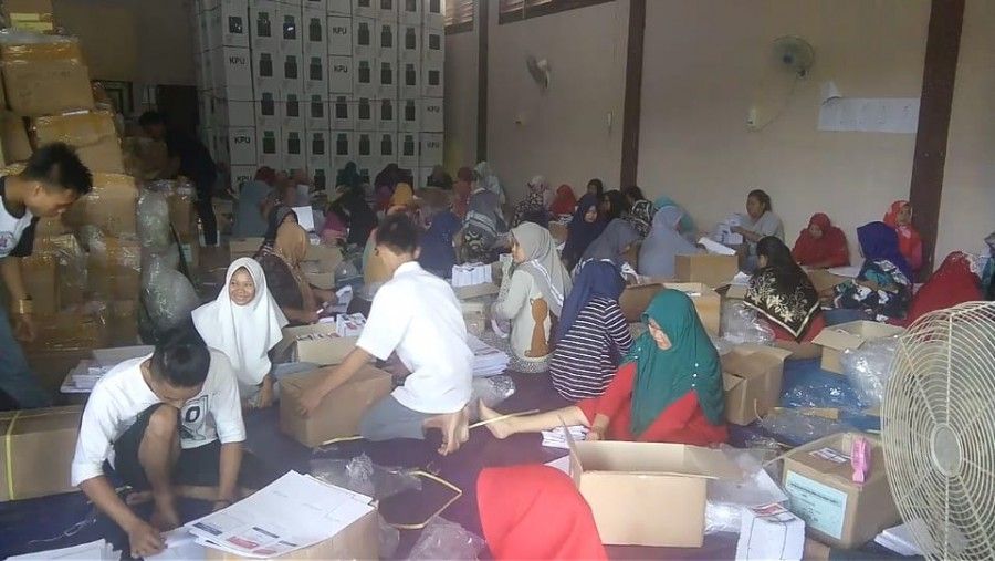 Pelipatan surat surat suara di kabupaten Sarolangun