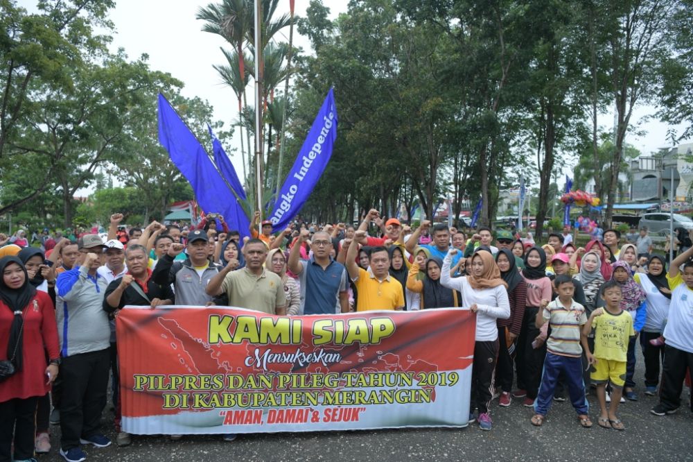 Bupati Merangin H Al Haris ajak masyarakat jaga stabilatas daerah dengan pemulu aman, damai dan sejuk