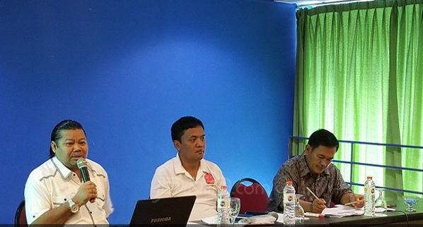 Pusat Kajian Kebijakan dan Pembangunan Strategi Pupkaptis Merilis Hasil Survei Mereka Pilpres di Jakarta Pusat Senin