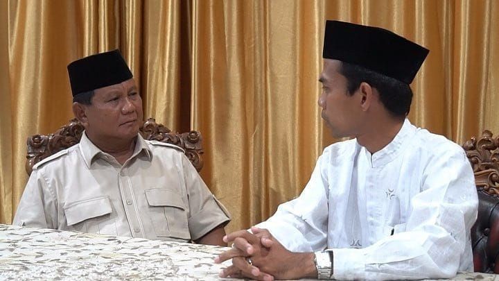 Prabowo Bersama Ustadz Abdul Somad