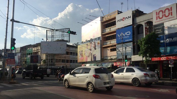 Salah satu simpang di Kota Jambi yang terpasang sistem ATCS