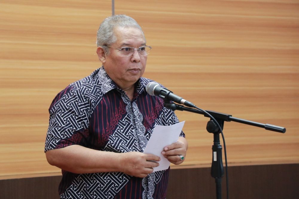 Bupati Safrial Memberi Sambutan Pada Malam Silaturahmi