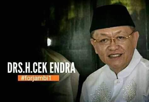 Bupati Sarolangun, H Cek Endra. 