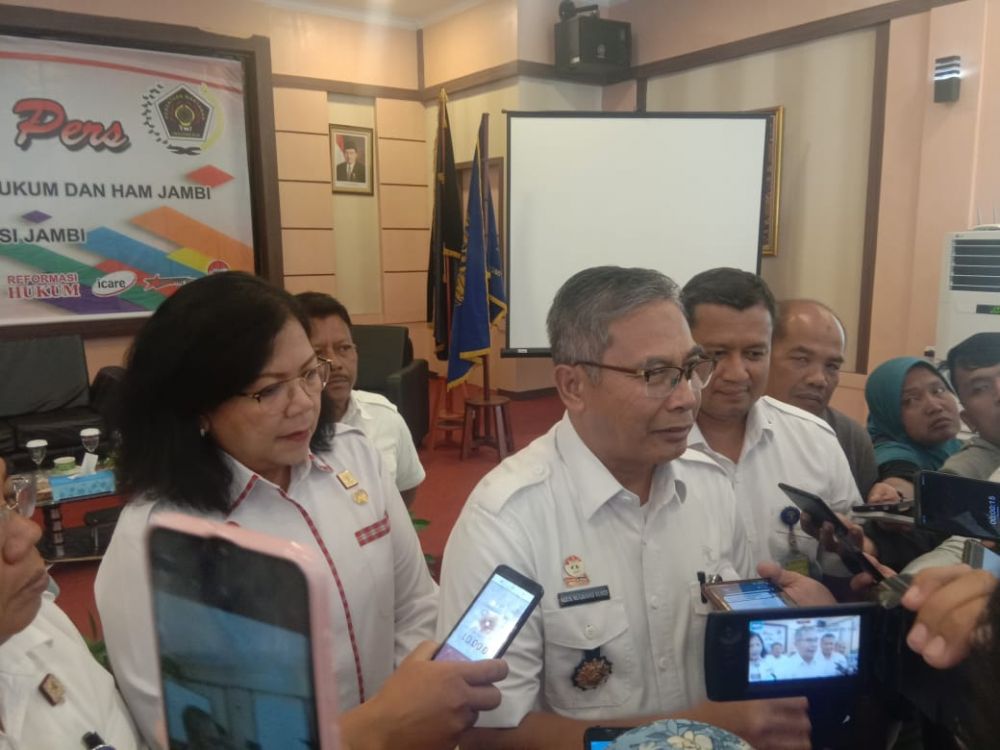 Kepala Kanwil Kementerian Hukum dan HAM Jambi, Agus Nugroho Yusuf..