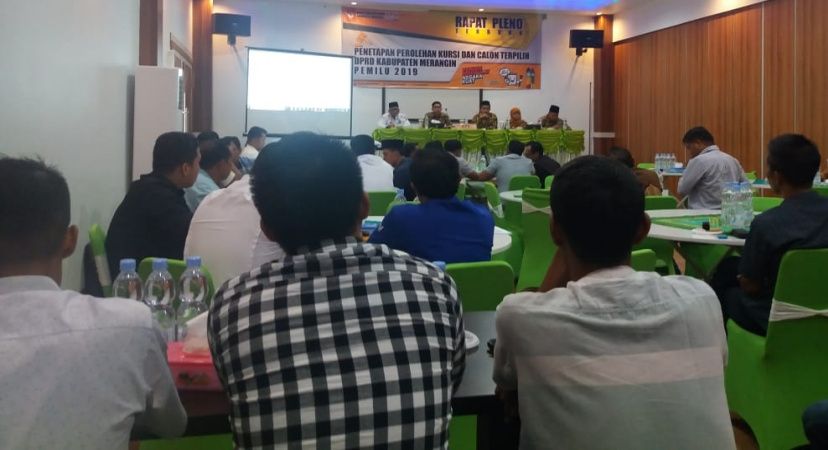 Pleno penetapan KPU Merangin