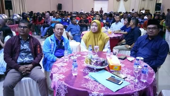 Bupati Muarojambi menjamu atlit sepaktakraw..