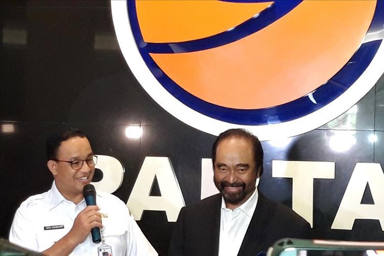 Ketua DPP Nasdem bersama gubernur DKI Jakarta.