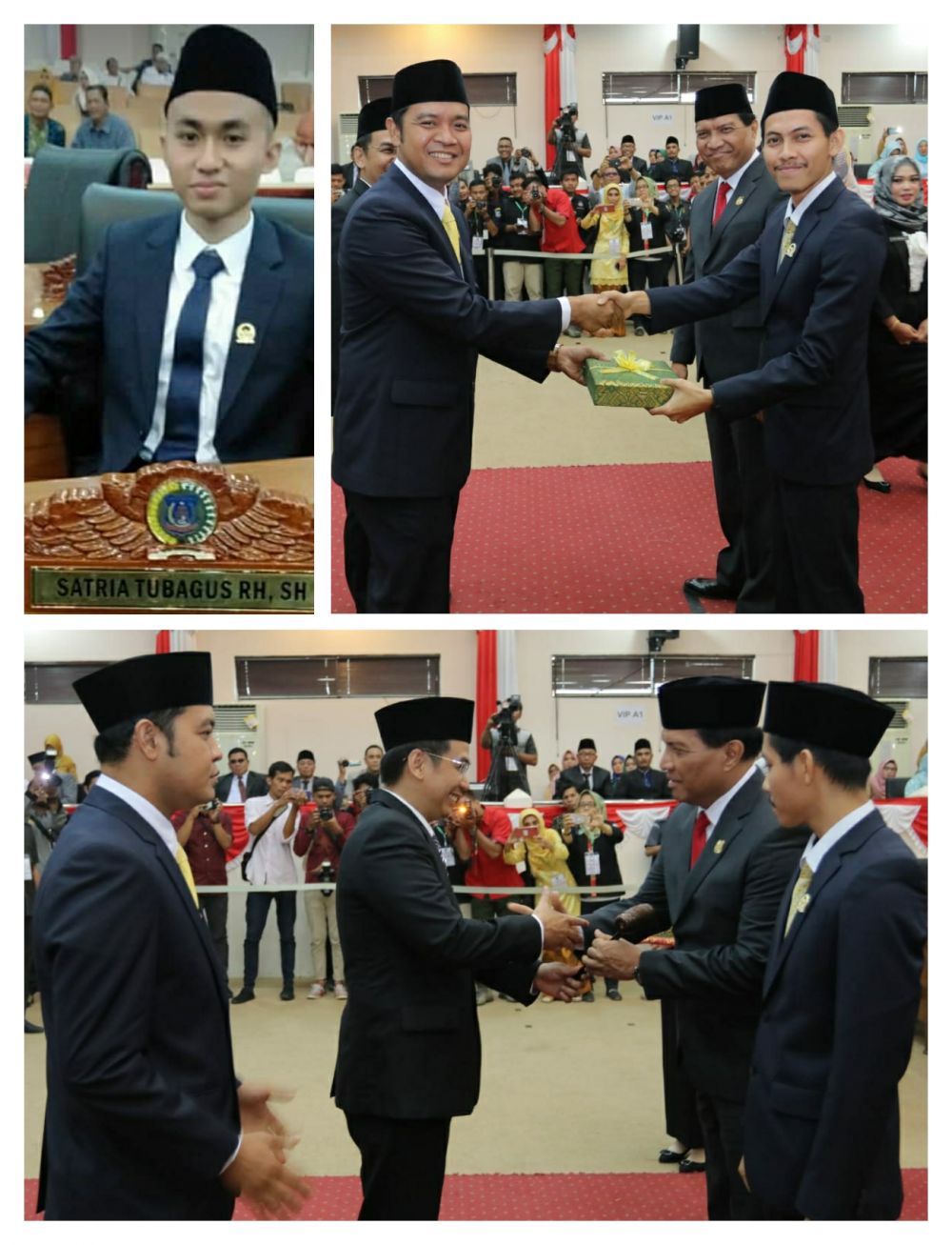 Serah terima jabatan pimpinan DPRD Tanjabbar dan Dewan Termuda.