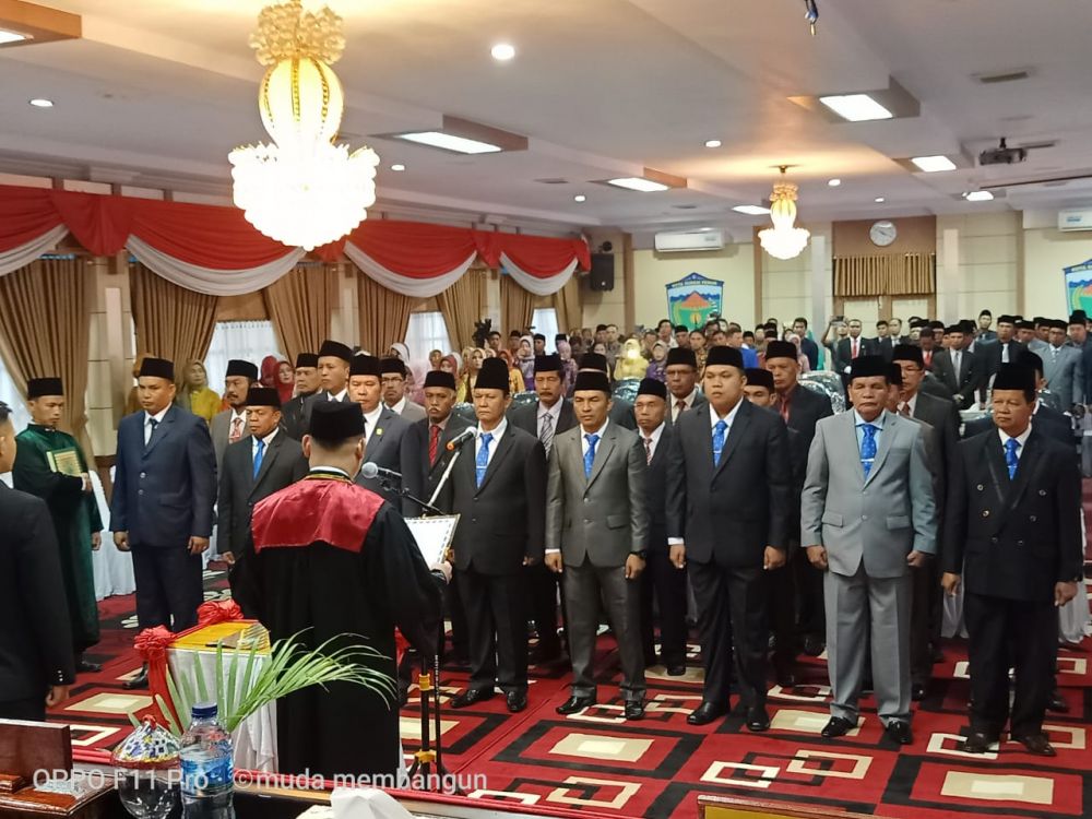 Jalannya pelantikan dewan Sungai Penuh