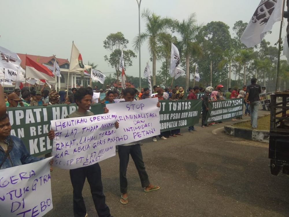 Amsiridin Sebut Tuntutan Demonstran Sudah Ditanggapi Pemkab Tebo
