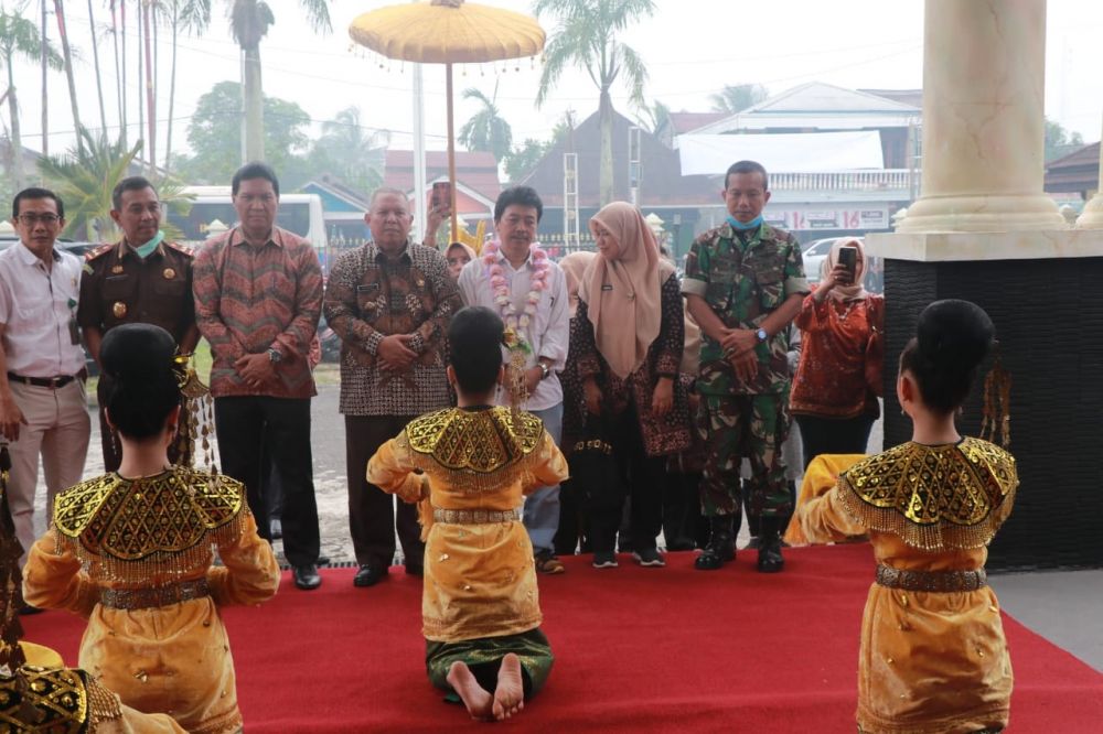 Penyambutan rombongan Field Trip kopi internasioanl .