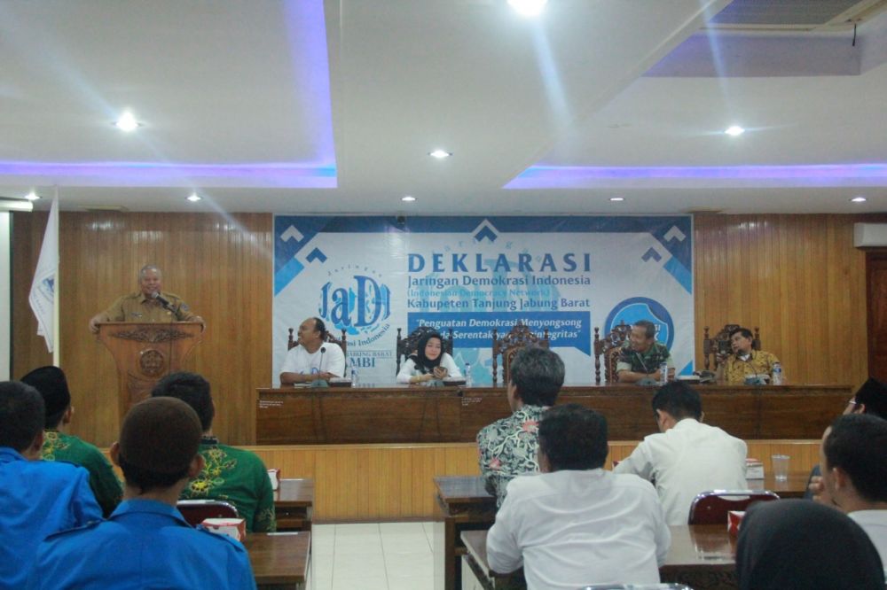 deklarasi pembentukan pengurus Jaringan Demokrasi.