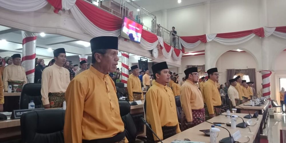 Paripurna HUT Kabupaten Sarolangun, lalu.
