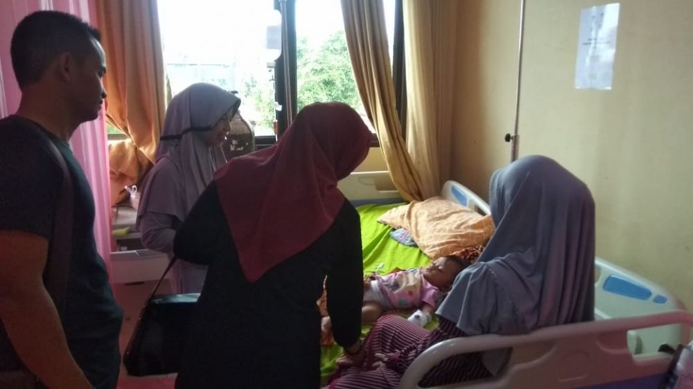 Salah satu Pasien DBD di RSUD Daud Arif Kualatungkal
