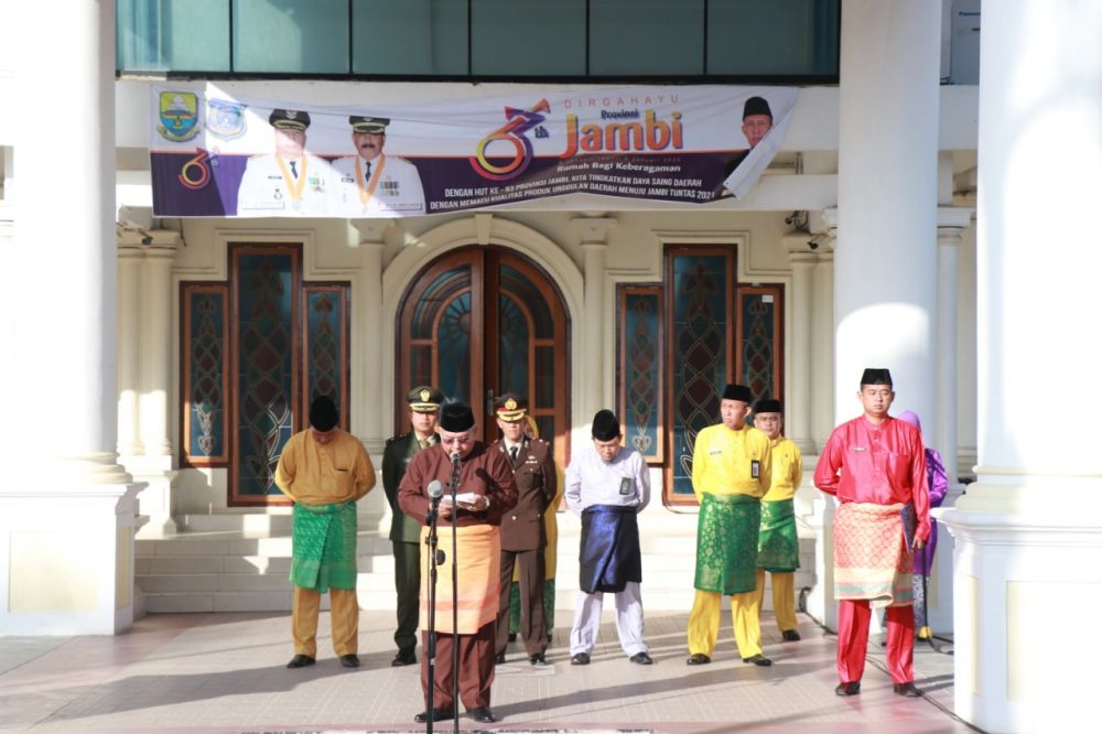 Safrial memimpin HUT jambi ke 63