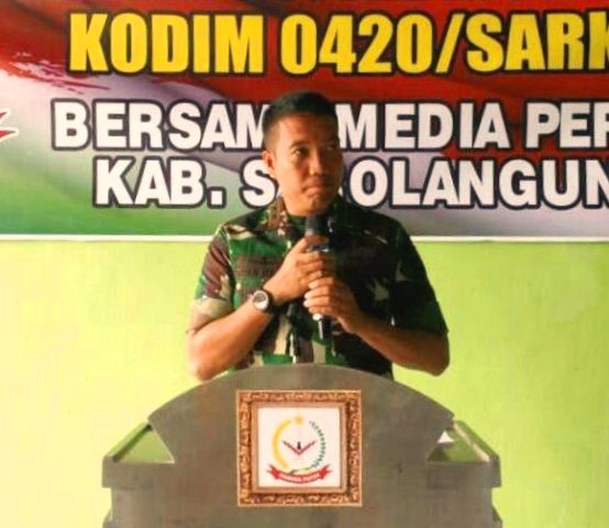 Dandim 0420 Sarko Letkol Inf Tomi Radya Lubis