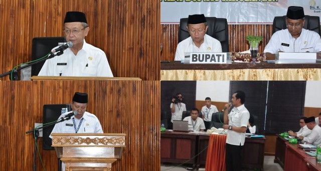 Bappeda gelar acara paparan LKPj Kepala SKPD kepada bupati tahun 2019