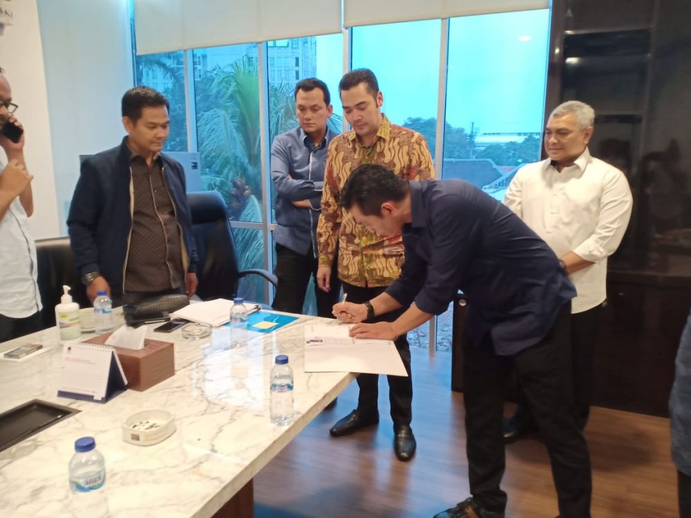 Usai meraih dukungan dari Nasdem Fadhil Arief  memastikan dua perahu parpol mendukungnya di Pilkada Batanghari.
