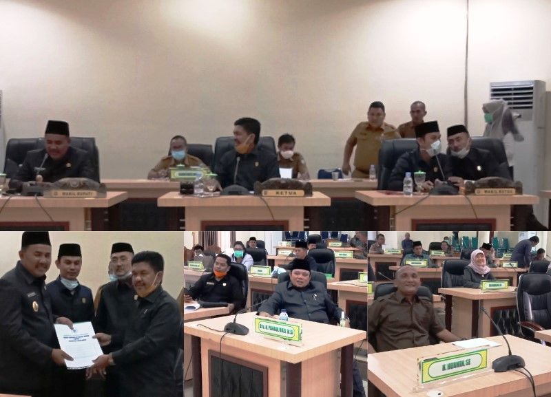 Paripurna DPRD mengagendakan laporan Pansus dan rekomendasi terhadap LKPj Bupati Sarolangun tahun 2019