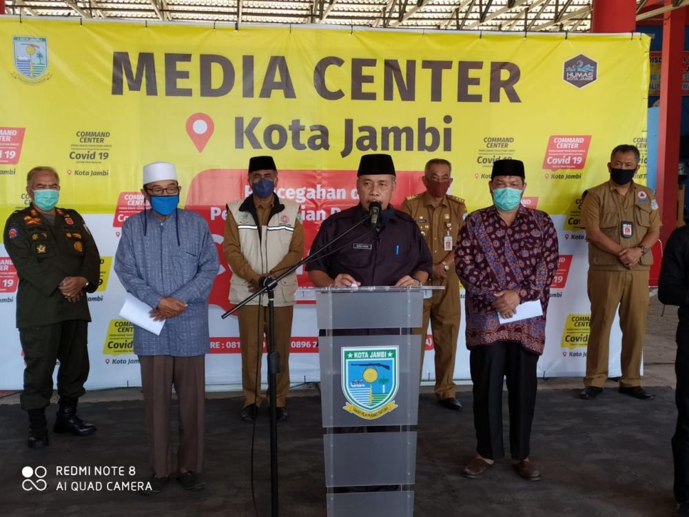 Kesepakatn Pemkot dan Kemenag Kota Jambi solat tarawih dilaksanakan di rumah,