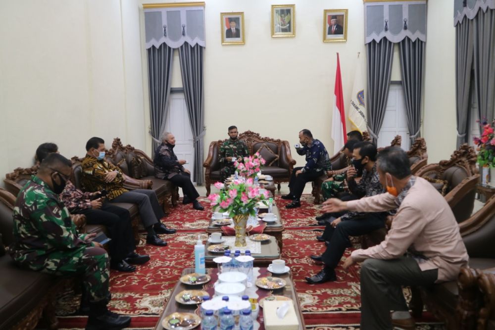 Jalannya kunjungan KASDAM II/Sriwijaya