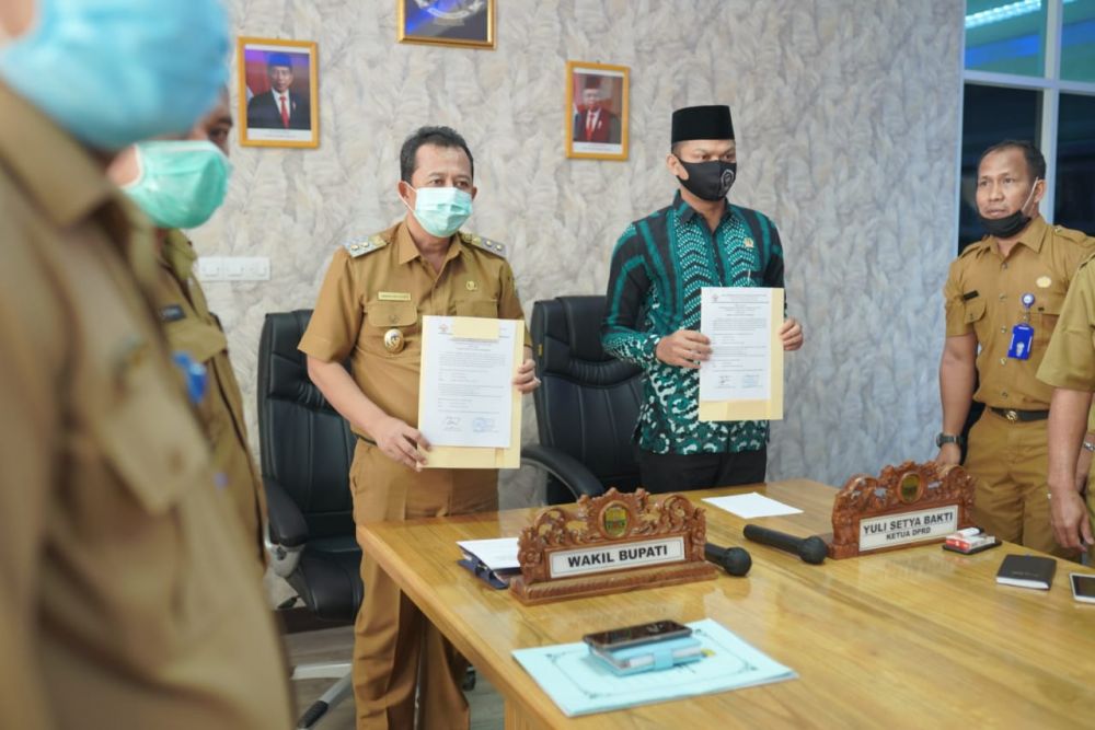 Wabup bersama Ketua DPRD 