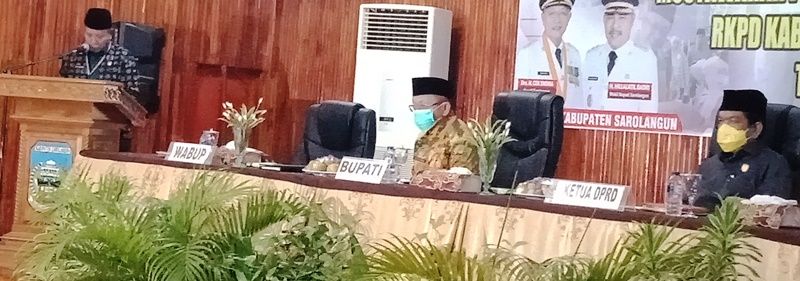 Kata pengantar Kepala Bappeda Sarolangun H Lukman MPd