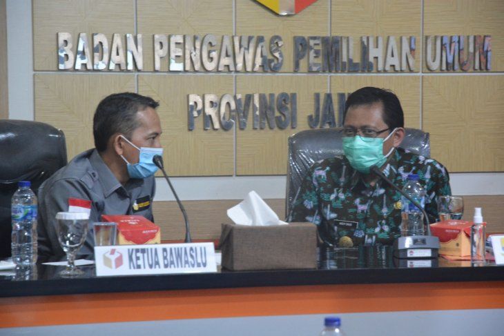 Kunjungan PJs Gubernur Jambi ke Bawaslu Provinsi Jambi, Senin (29/9)