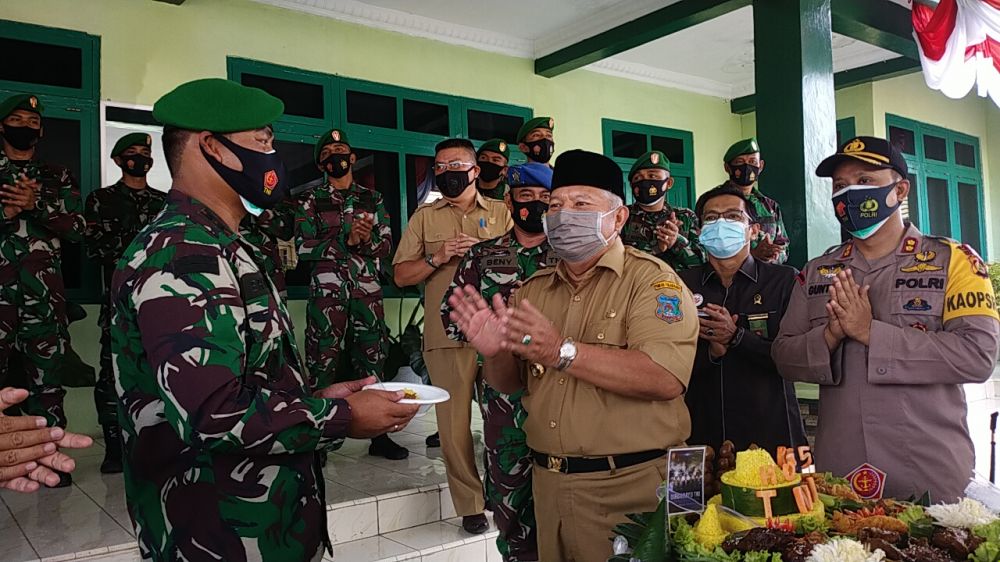Perayaan HUT TNI di Makodim 0419/Tanjab