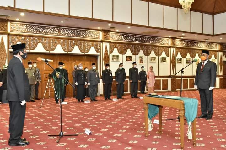 PJs Gubernur Jambi Restuardy Daud Melantik Sudirman sebagai Sekretaris Daerah Provinsi Jambi definitif 