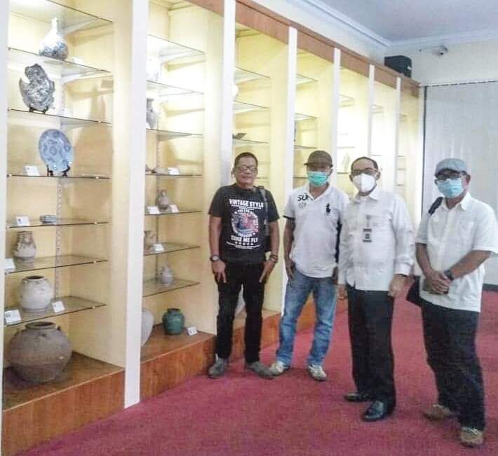 BERSAMA Kepala Balai Pelestarian Cagar Budaya (BPCB) Agus Widiatmoko,SS,MM.